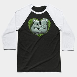 Koala Heart Baseball T-Shirt